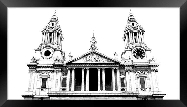 St Pauls Cathedral Framed Print by Westley Grant