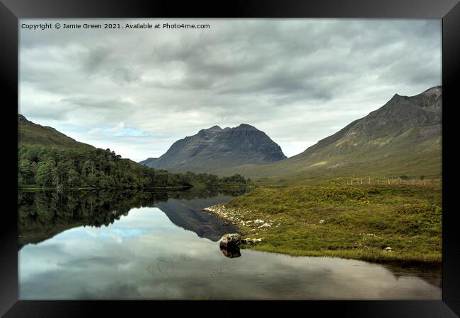 Liathach Framed Print by Jamie Green