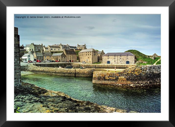 Portsoy Framed Mounted Print by Jamie Green