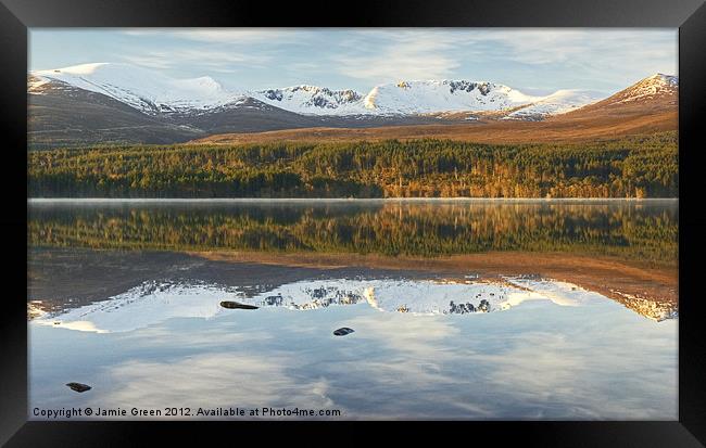 The Northern Corries Framed Print by Jamie Green