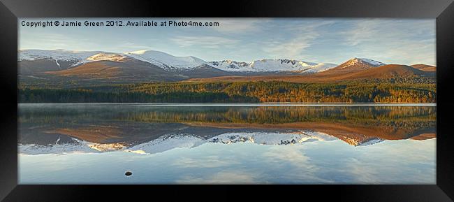Loch Morlich Framed Print by Jamie Green