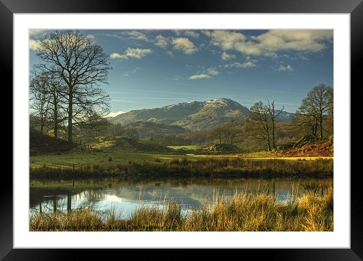 Brathay Views Framed Mounted Print by Jamie Green