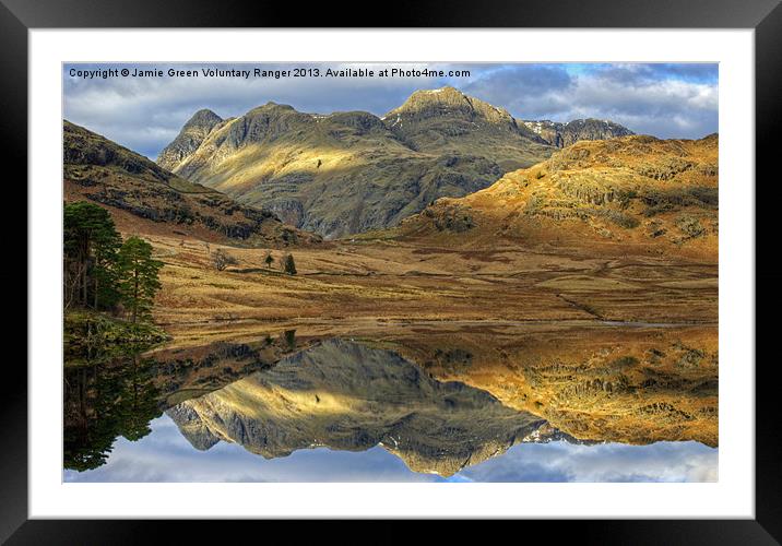 Blea Tarn, Lake District Framed Mounted Print by Jamie Green