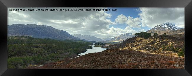 Glen Affric Framed Print by Jamie Green