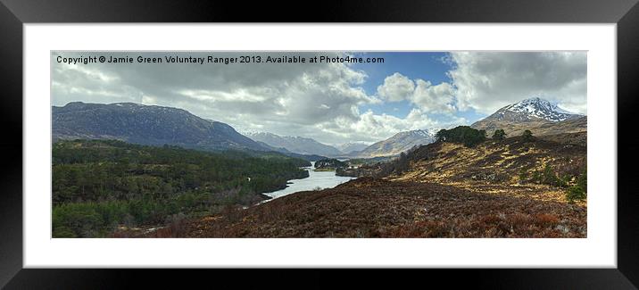 Glen Affric Framed Mounted Print by Jamie Green