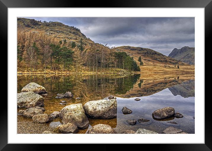 Blea Tarn Framed Mounted Print by Jamie Green