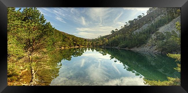 The Green Lochan Framed Print by Jamie Green