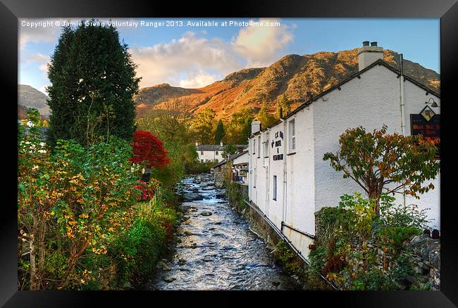 Church Beck Coniston Framed Print by Jamie Green