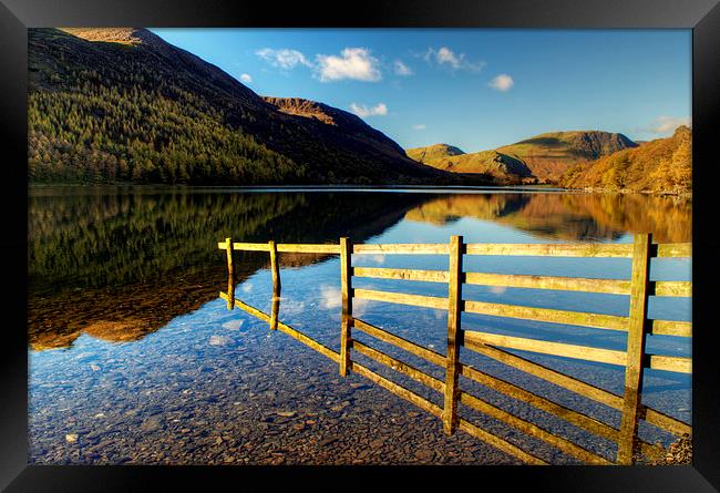 Fence at Buttermere Framed Print by Jamie Green