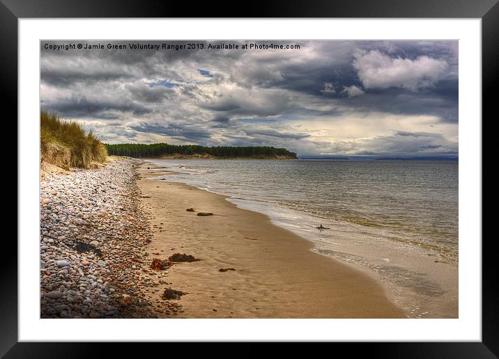 The Moray Firth At Findhorn Framed Mounted Print by Jamie Green
