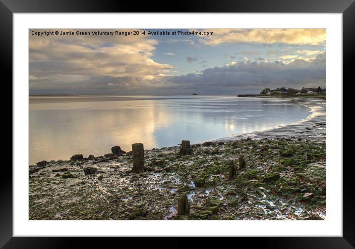 The Leven Estuary Framed Mounted Print by Jamie Green