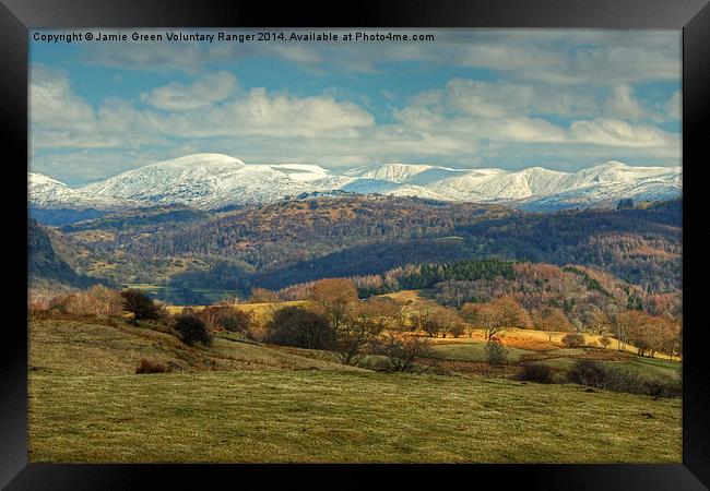 A Lakeland Scene Framed Print by Jamie Green