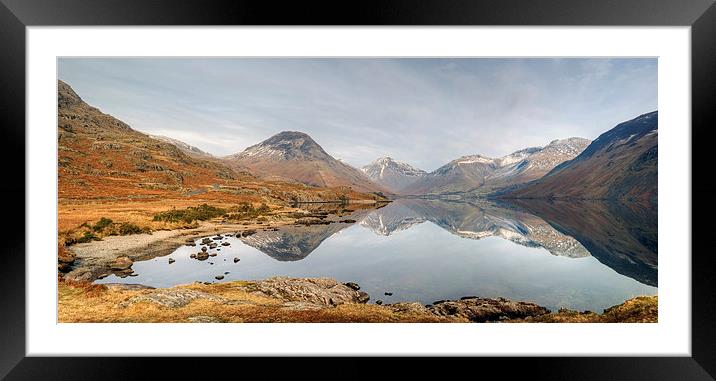  Wastwater Reflections Framed Mounted Print by Jamie Green