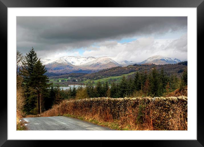  The Road to The Fells Framed Mounted Print by Jamie Green