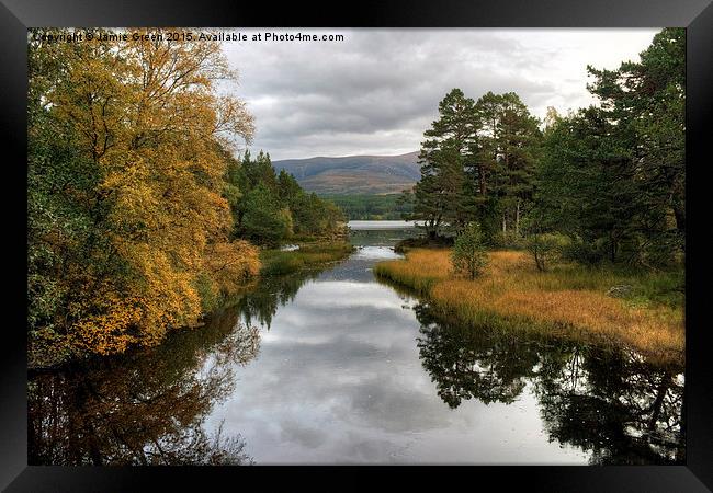  River Luineag Framed Print by Jamie Green