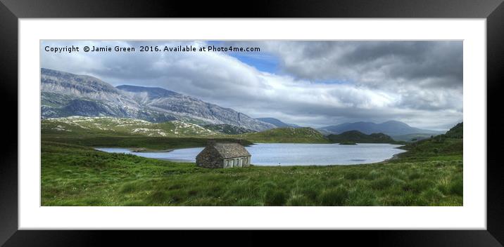 Loch Stack Framed Mounted Print by Jamie Green