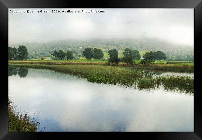 Goldrill Beck Framed Print by Jamie Green