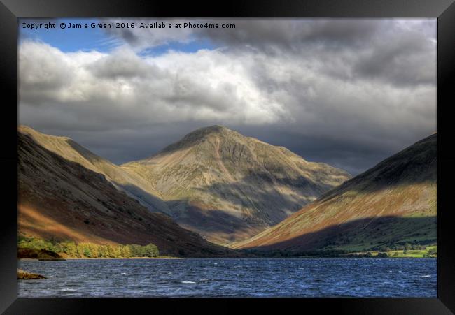 Great Gable Framed Print by Jamie Green