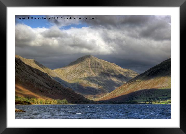 Great Gable Framed Mounted Print by Jamie Green