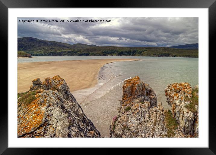 The Kyle Of Durness Framed Mounted Print by Jamie Green
