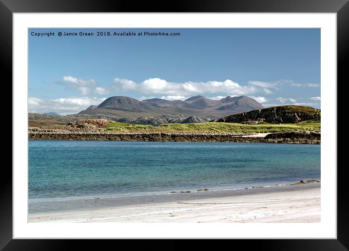 An Teallach from the West Framed Mounted Print by Jamie Green