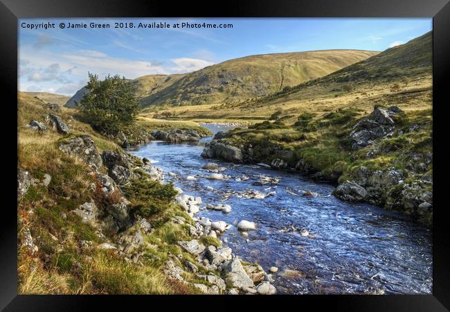 River Findhorn in Strathdearn Framed Print by Jamie Green