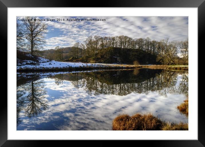 River Brathay, Elterwater Framed Mounted Print by Jamie Green