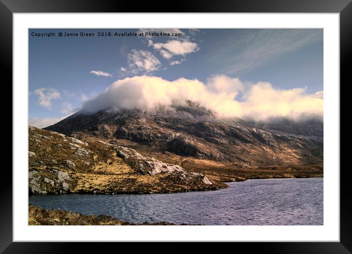 Arkle in Cloud Framed Mounted Print by Jamie Green