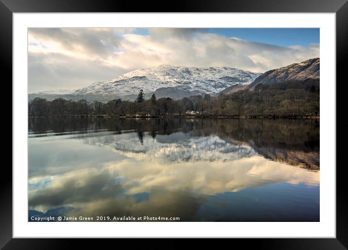 Coniston Old Man Framed Mounted Print by Jamie Green