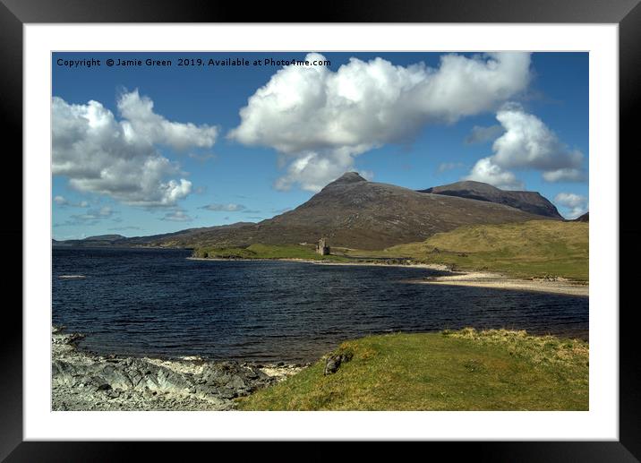 Loch Assynt Framed Mounted Print by Jamie Green
