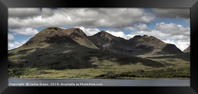 Beinn Alligin Framed Print by Jamie Green