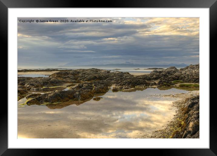Rockpools Framed Mounted Print by Jamie Green