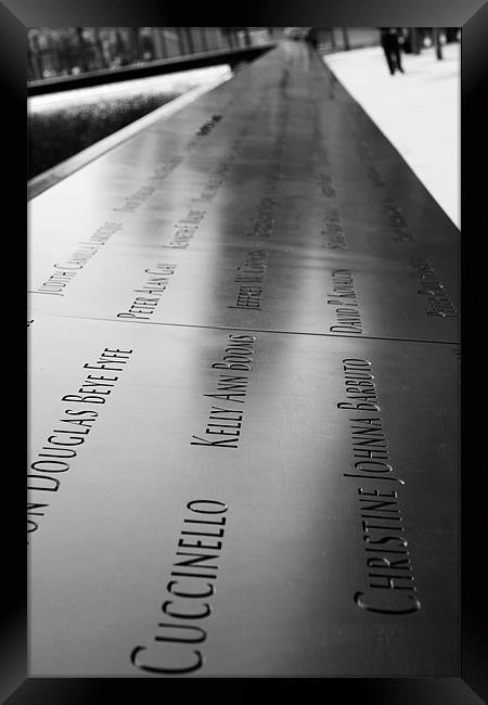 9/11 Never Forgotten Framed Print by Danny Thomas