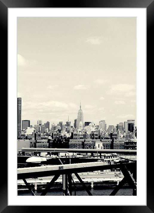 Empire State Framed Mounted Print by Danny Thomas
