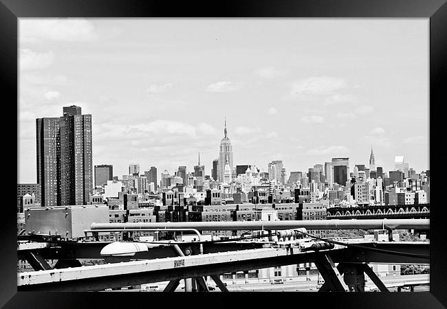 Midtown Manhattan Framed Print by Danny Thomas