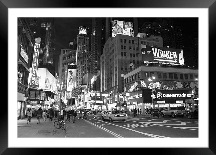 On to Broadway! Framed Mounted Print by Danny Thomas
