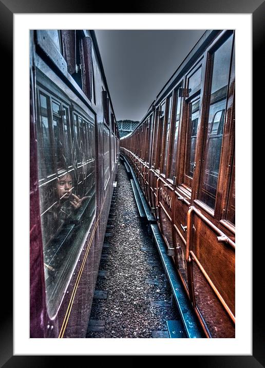 Between the lines Framed Mounted Print by Castleton Photographic