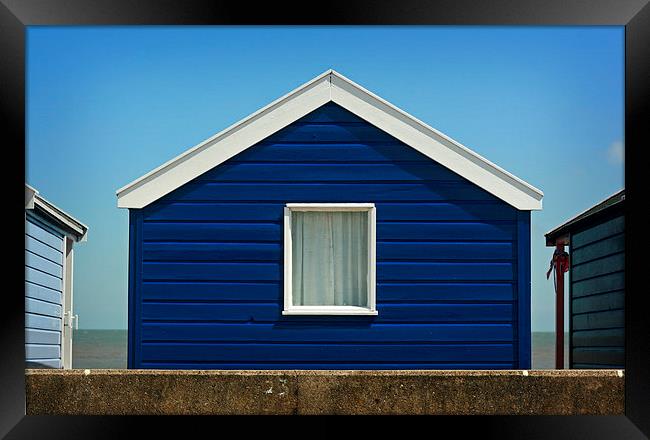 Beach hut Framed Print by Castleton Photographic