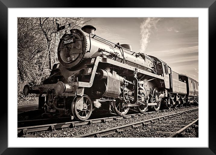 Steam Framed Mounted Print by Castleton Photographic