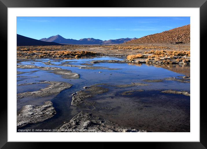 Bolivian Landscape  Framed Mounted Print by Aidan Moran