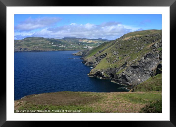  Isle of Man Coastal Walking Trail Framed Mounted Print by Aidan Moran