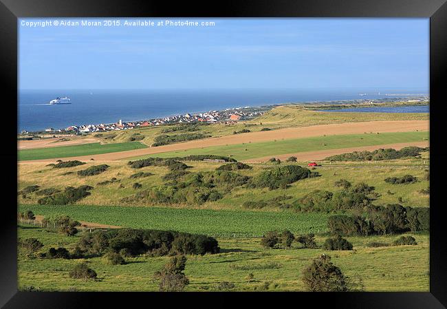  Green Fields Of  France   Framed Print by Aidan Moran