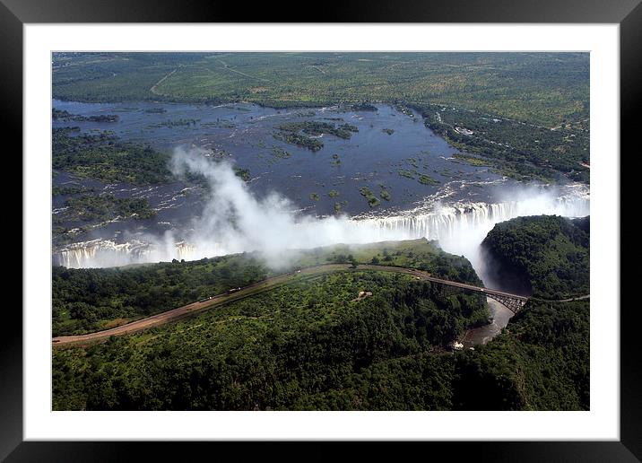  Victoria Falls   Framed Mounted Print by Aidan Moran