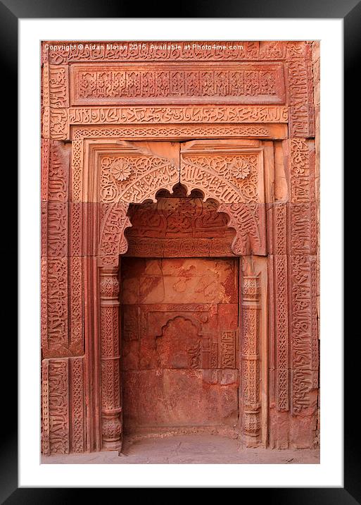  Tomb of Iltutmish   Framed Mounted Print by Aidan Moran