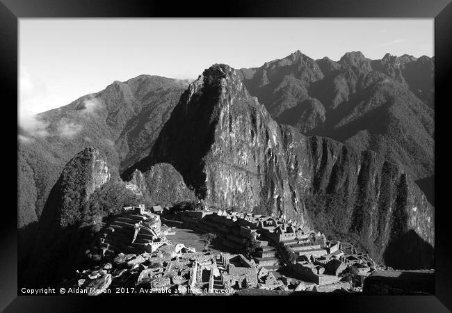 Lost City Of The Inca  Framed Print by Aidan Moran