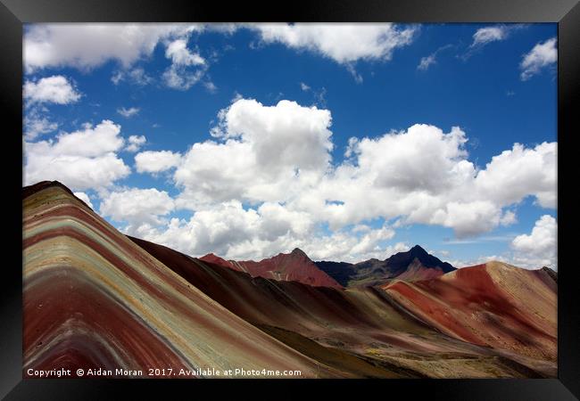 Mountain Of The Gods  Framed Print by Aidan Moran