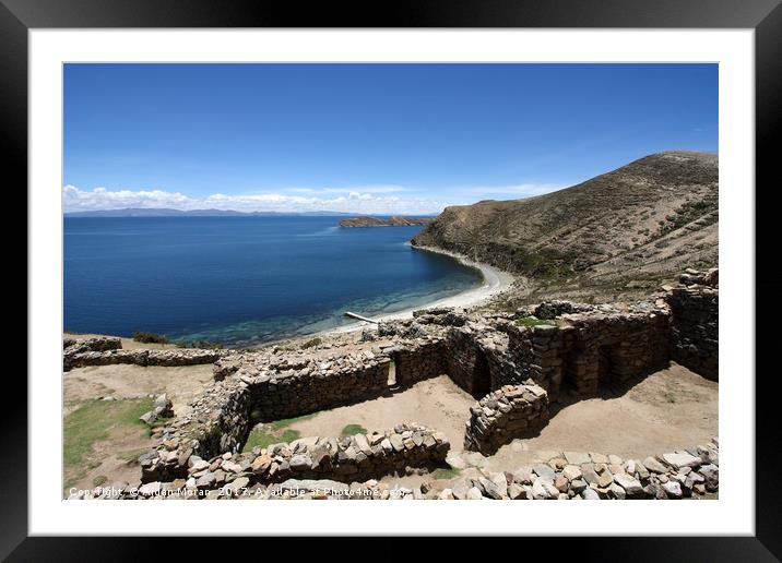 The Chincana Ruins   Framed Mounted Print by Aidan Moran