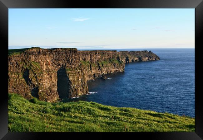 Cliffs of Moher, County Clare, Ireland  Framed Print by Aidan Moran