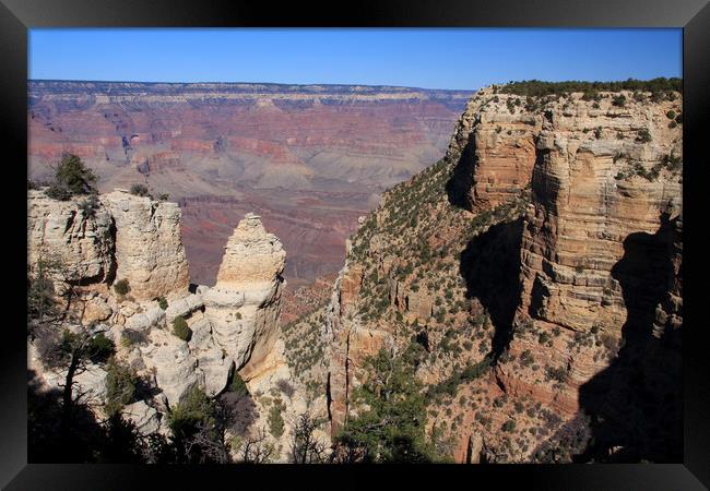 The Grand Canyon, Arizona, America  Framed Print by Aidan Moran