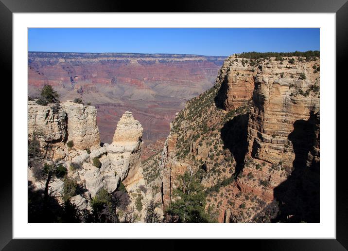 The Grand Canyon, Arizona, America  Framed Mounted Print by Aidan Moran